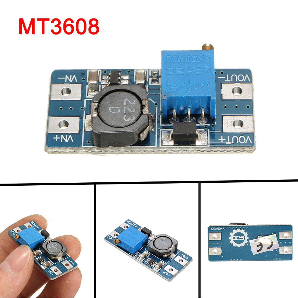 1 PCS MT3608 2A DC-DC Step Up Power Supply Module Booster Power Module New