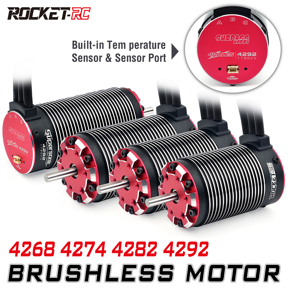 Rocket-RC Brushless Motor 4268 4274 4282 for 1/8 1/7 RC Car