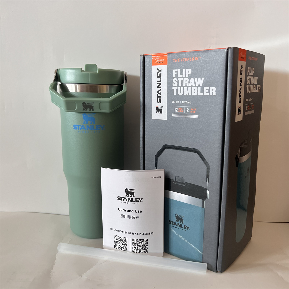 Stanley® IceFlow™ Flip Straw Vacuum Insulated Tumbler, 30oz