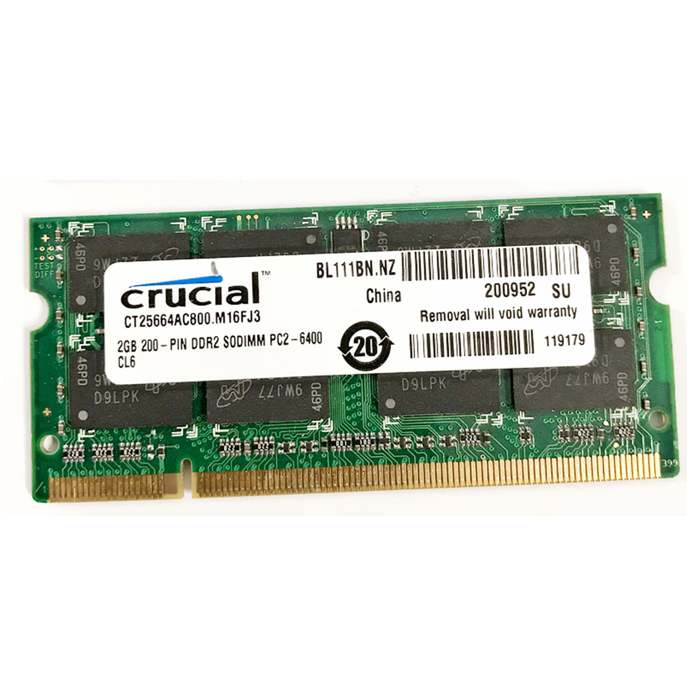 Crucial 2gb 4gb 8gb Pc2 6400s Ddr2 800mhz 0pin 1 8v Sodimm Laptop Notebook Ram Storepaperoomates Shop Cheapest Online Global Marketplace