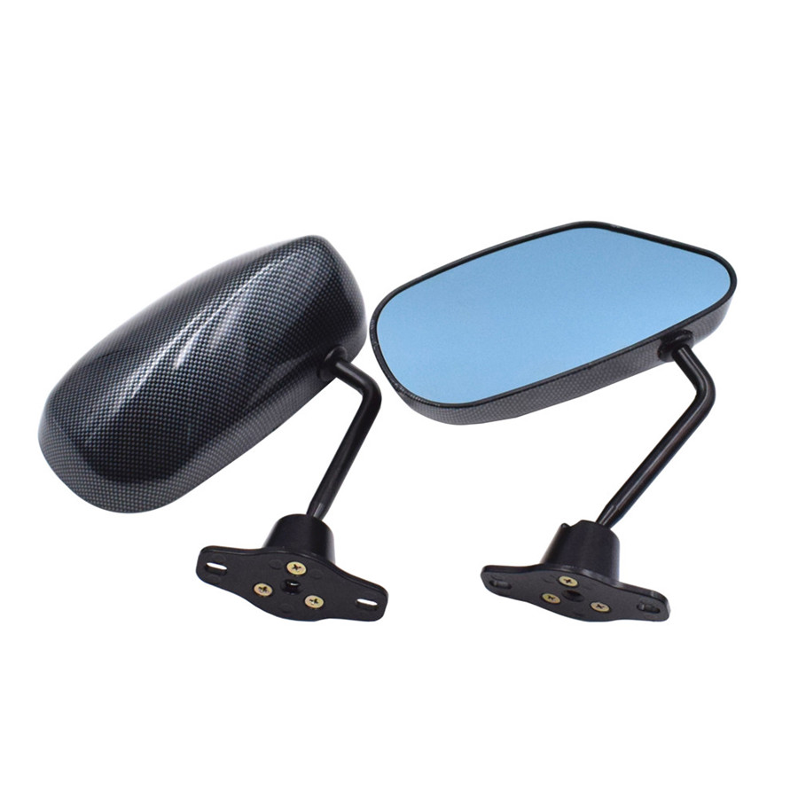 Universal 2 Pcs Carbon Fiber Vintage F1 Style Racing Car Left/Right