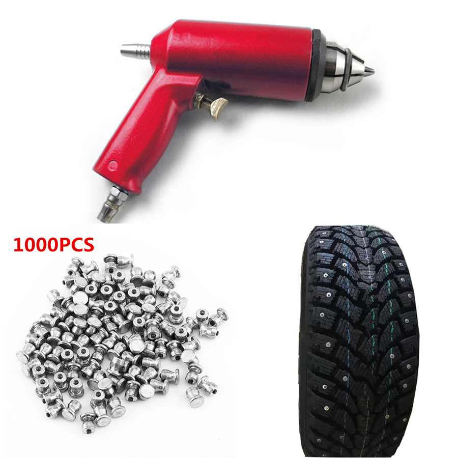 1000x Car Wheel Tire Stud Screw Spike Snow Nail Jx8 Air Gun Installation Tool Ebay