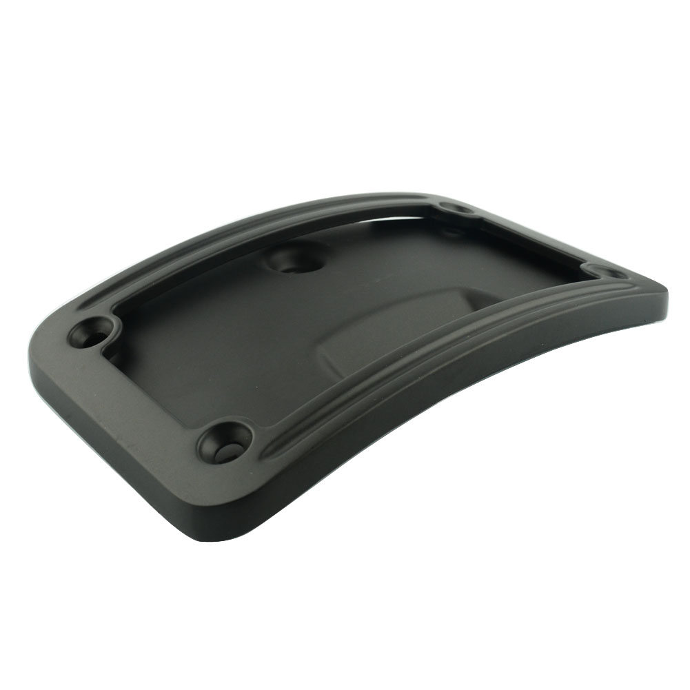Curved Laydown Number License Plate Mounting Bracket For Harley FLSTN