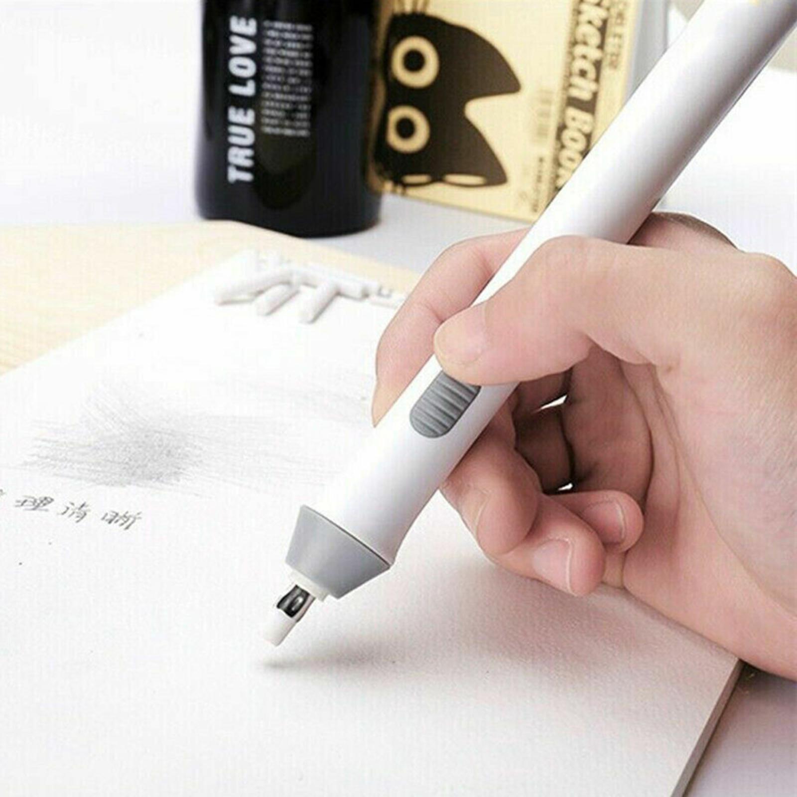 Electric Pencil Eraser Kit Highlights Sketch Drawing With 22pcs