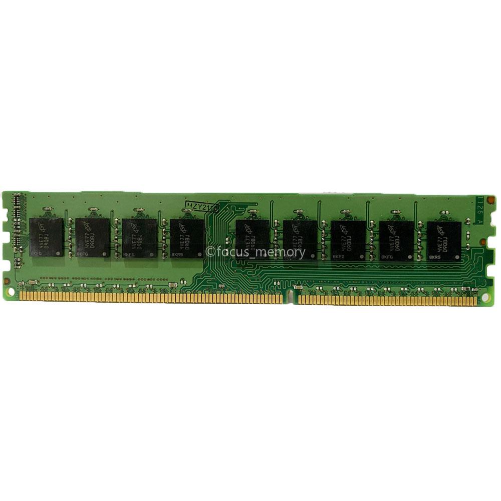 Micron DDR3 8GB PC3-12800E 1600 MHz ECC Unbuffered UDIMM Ram for