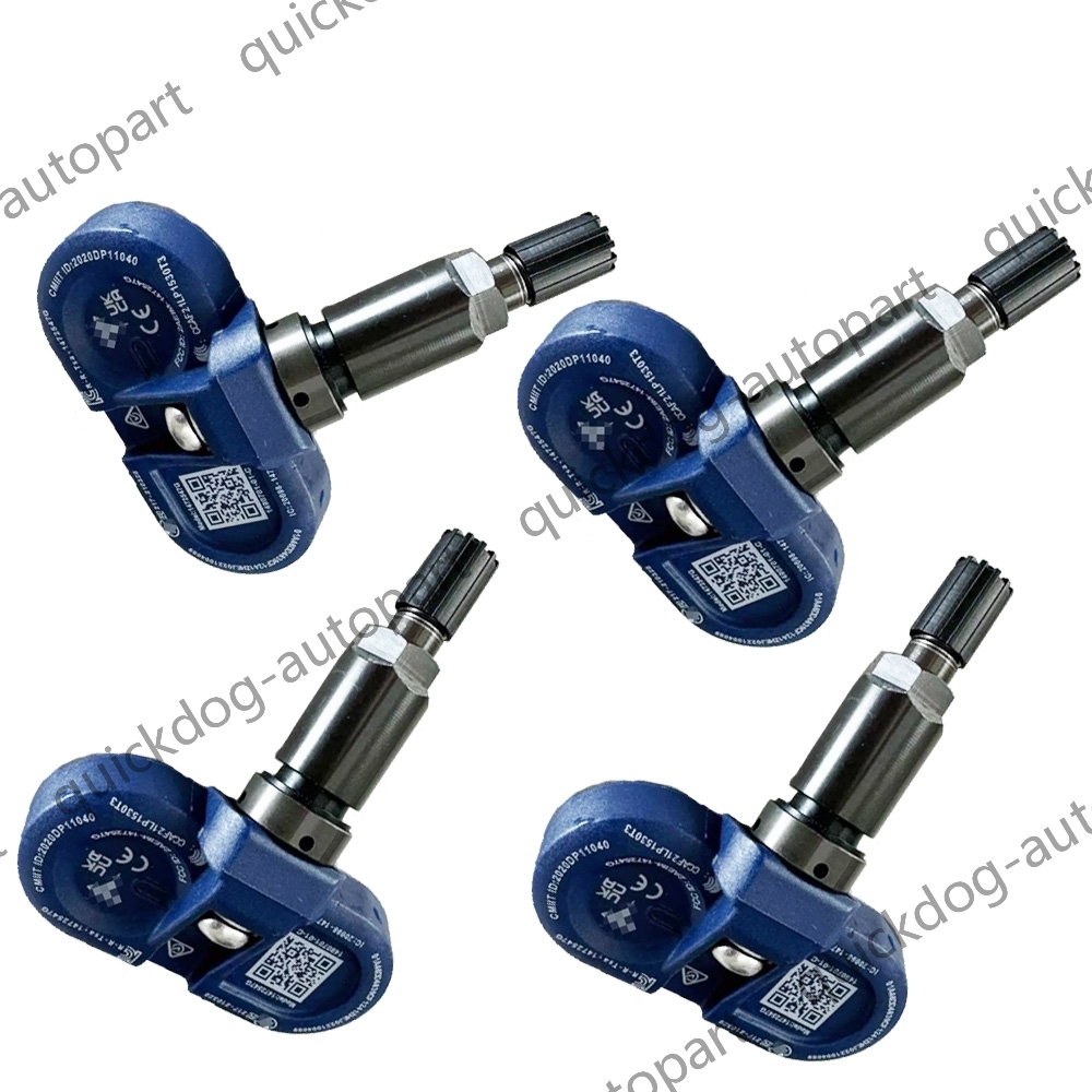 新品テスラオールモデル適合TPMSセンサー4本セット(OEM品質) Set Of 4 TPMS Sensors OEM 1490701-01-C For Tesla Model 3, Y, S, X