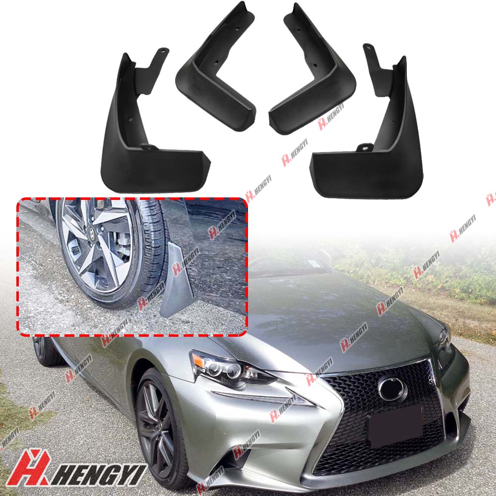 A-Premium 4-Piece Splash Guards Mud Flaps For Lexus RX350/RX450H (2010-2015) 3rd Gen