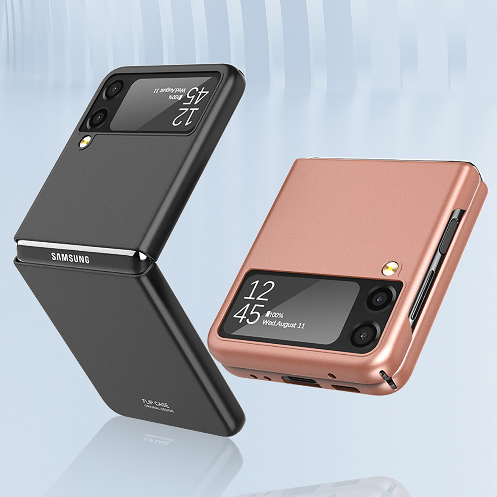 動作正常　カバー付き　galaxyzflip3 5G 128GB For Samsung Galaxy Z Flip 3 5G Matte Ultra-thin Hard PC Protective