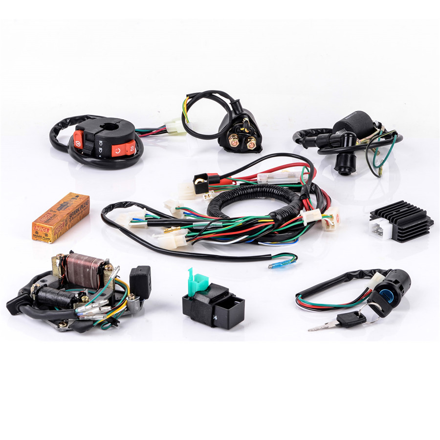 Bobina Accensione CDI 5 Pin Con Candela Per Scooter Taotao GY6 ATV 50 80 100 125cc