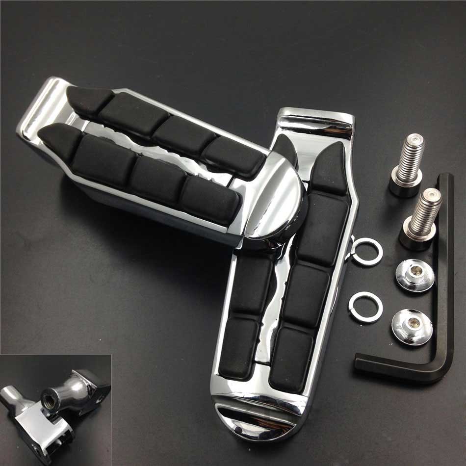 Front Rider Foot Pegs For 2000-2015 Honda Shadow ACE 750 Spirit Aero Phantom RS