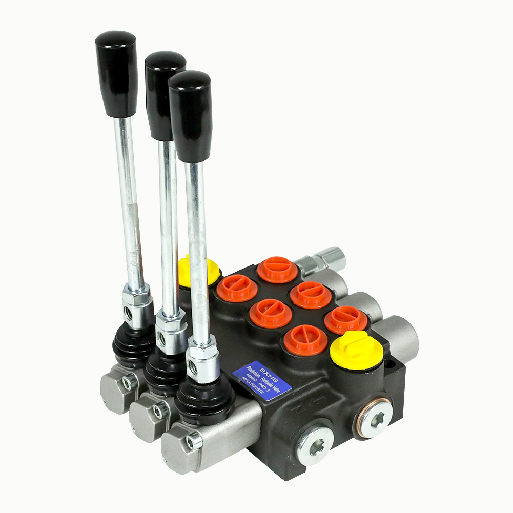 Hydraulic Directional Control Valve Tractor Loader w/ Joystick, 3 Spool