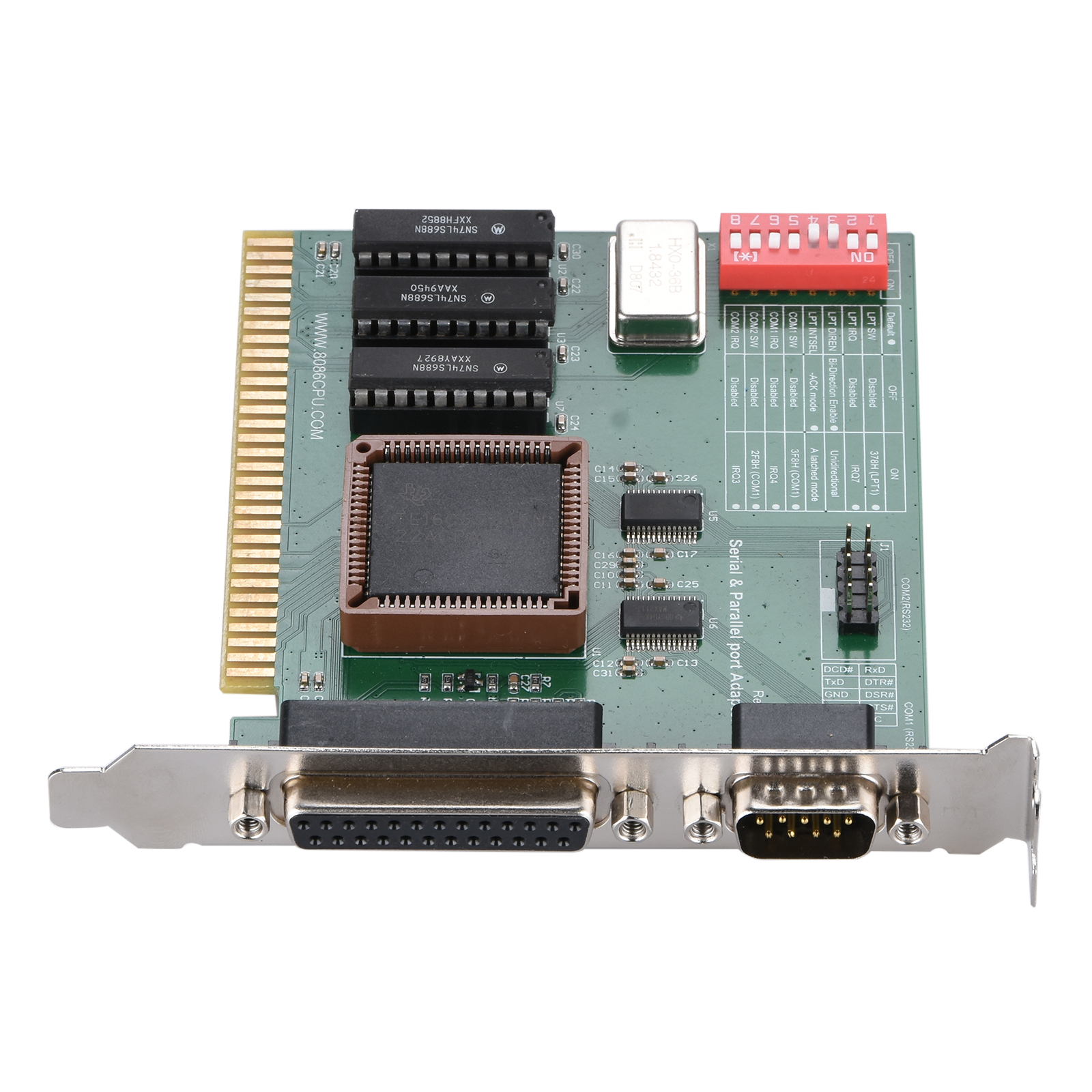 ISA Serial Port Card ISA RS232 Serial & Parallel Port Card - 5V ...