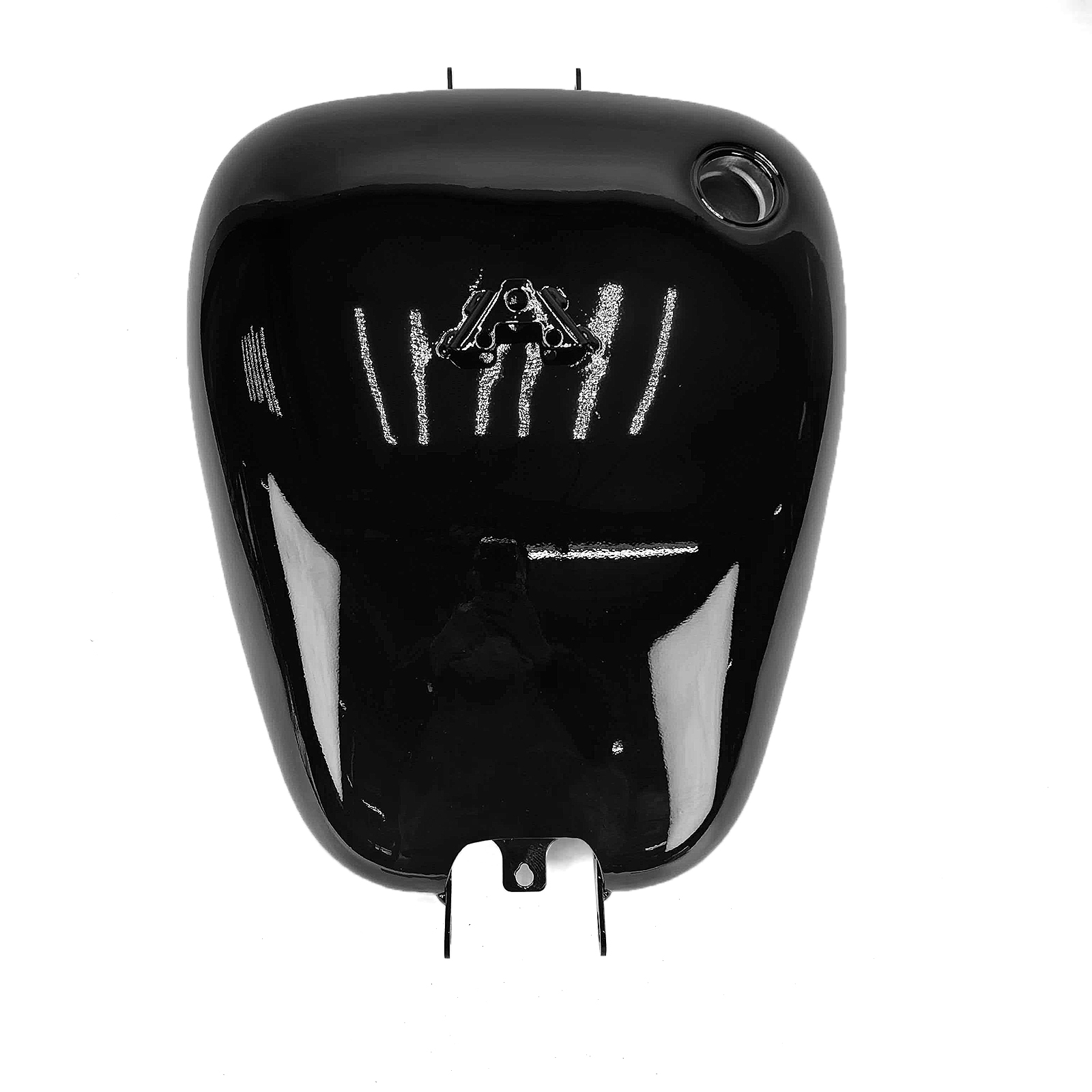 Black Petrol Gas Fuel Tank Oil Tank W/ Cap For Harley Breakout