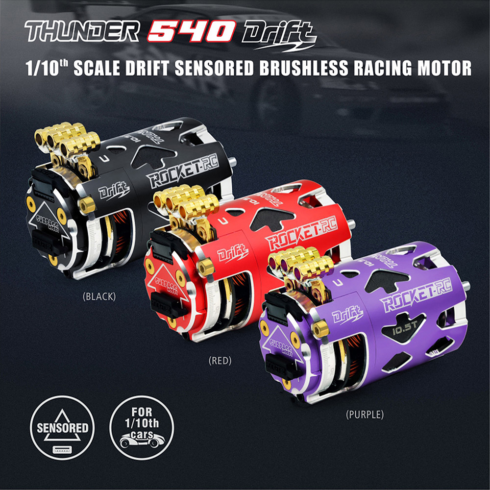 L*H様 ROCKET RC THUNDER 540 & ESCセット Rocket-RC Thunder 540 Sensored Brushless Motor & TS160A ESC