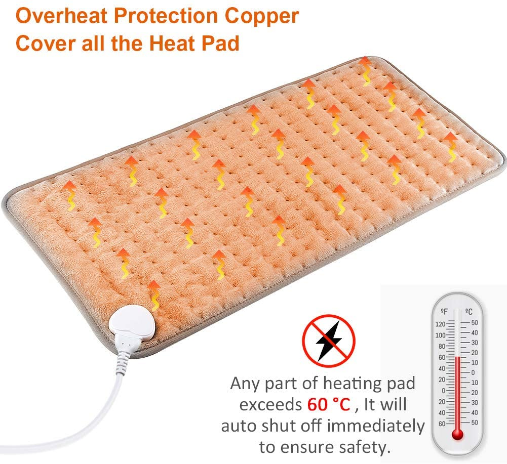 Electric Foot Warmer Mat Heating Pad Heat Therapy For Neck Shoulder