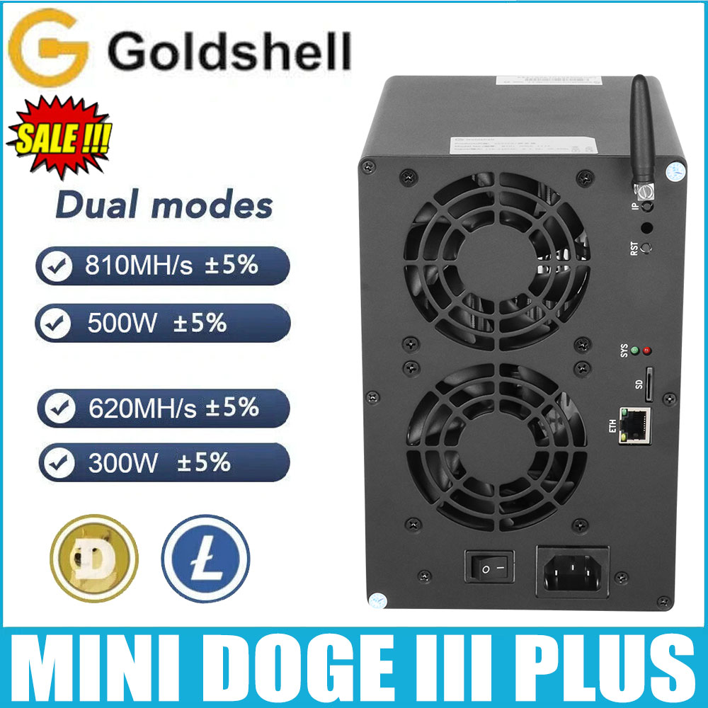 Goldshell Mini Doge Ⅲ ASIC Doge & LTC Amazon.com: New Goldshell Mini Doge Ⅲ Miner for Doge Coin