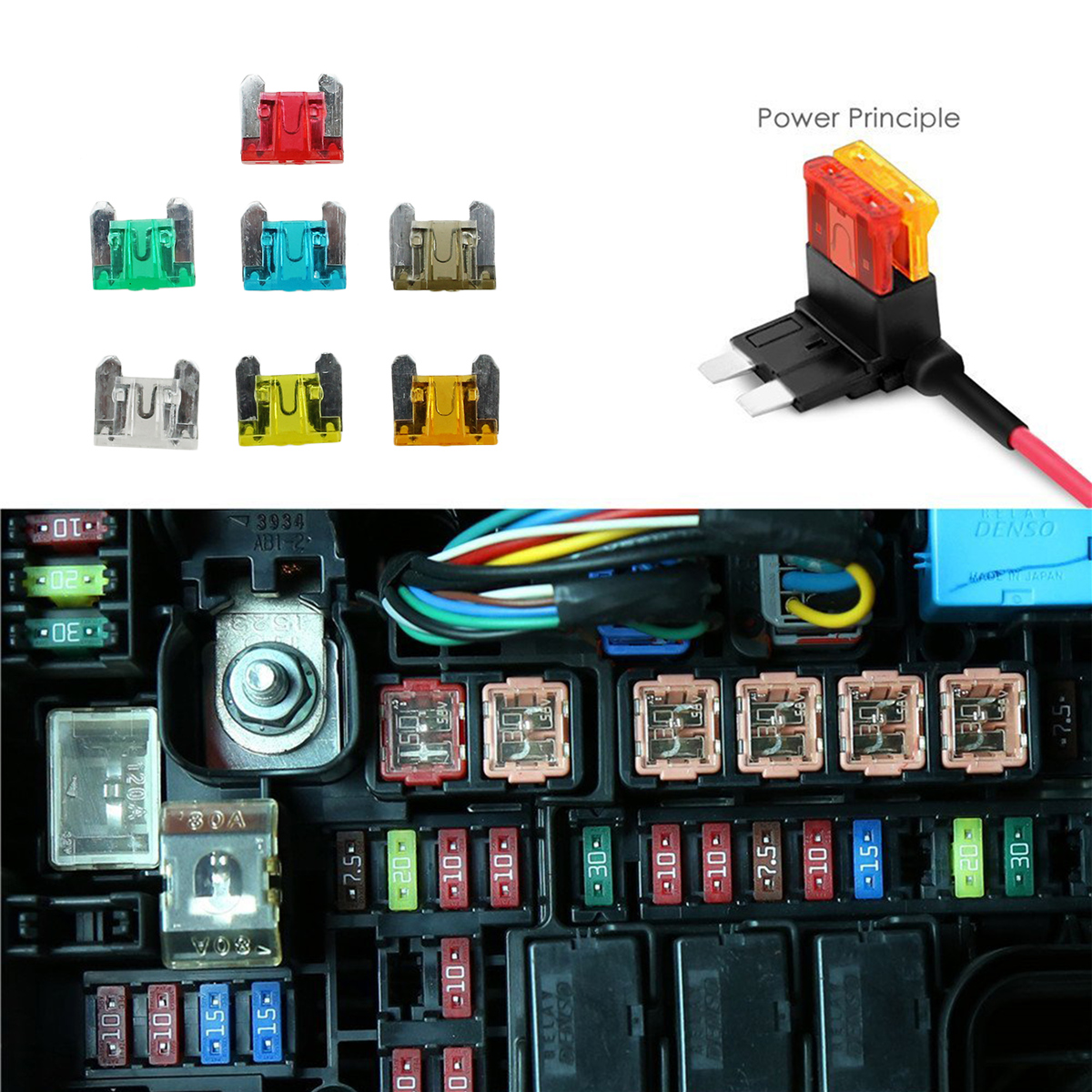 5 Pack 15A Micro3 Blade Fuse 15 AMP ATL 32V Automotive Car Truck Boat Marine RV