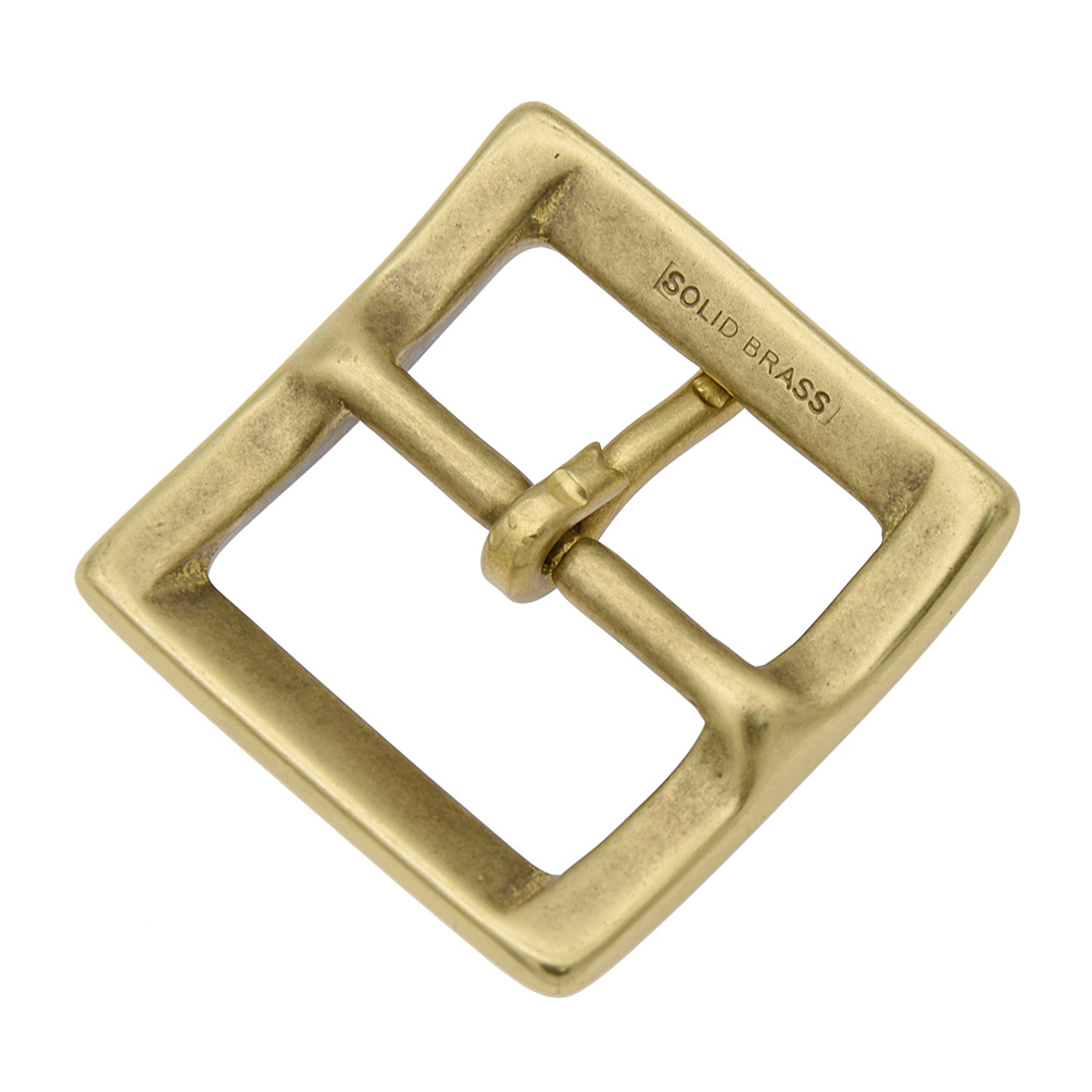 Polished Brass Belt Buckle Solid for 1.5 inch Wide Belt Replacement Supplies US