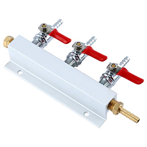 CO2 Gas Manifold/Distributor Beer splitter Regulator kegerator check