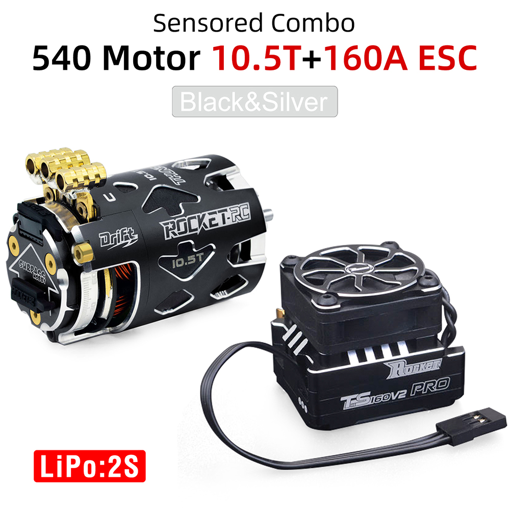 Rocket-RC Thunder 540 Sensored Brushless Motor & TS160A ESC