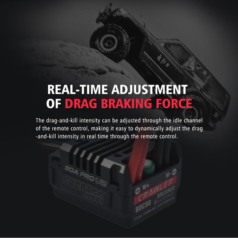 Surpass Hobby Combo Brushless Motor 3650 Esc 45/60/80A For RC Car 1/12 -1/10 E - Foto 10