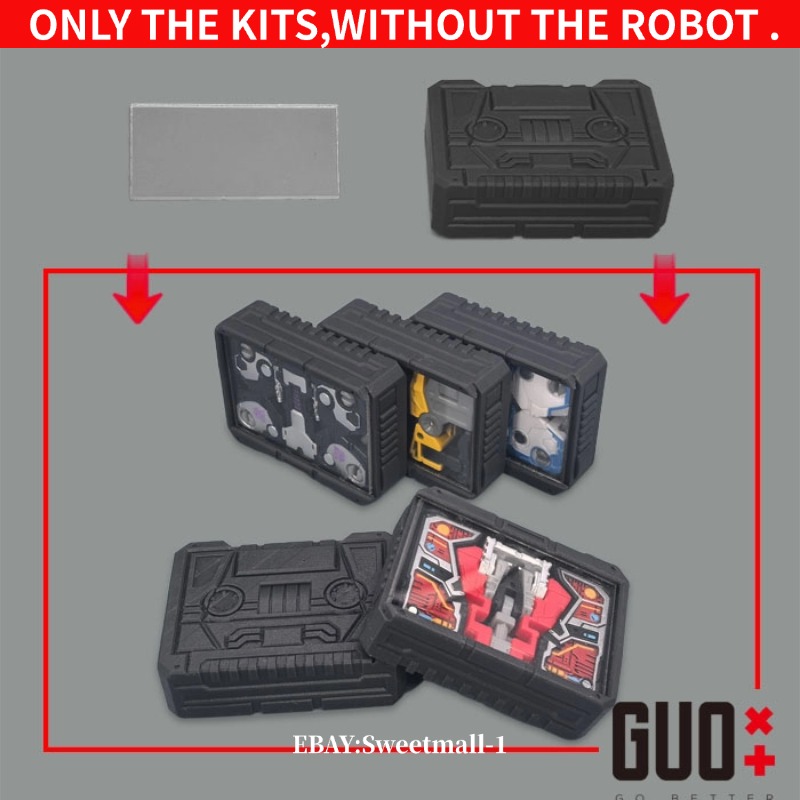 GO BETTER 3D DIY Cassette Box Upgrade Kit For SS86 Soundwave