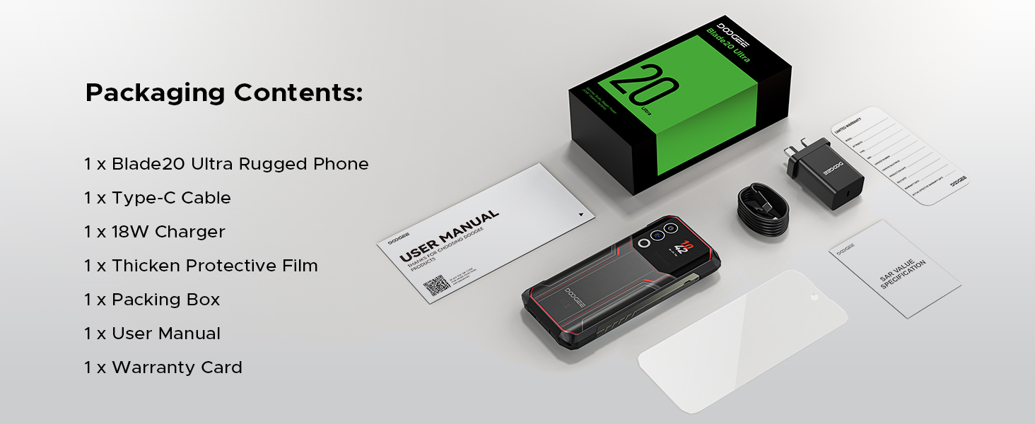 Aazon.co: DOOGEE Blade 20 Android 15 - Teléfono inteligente