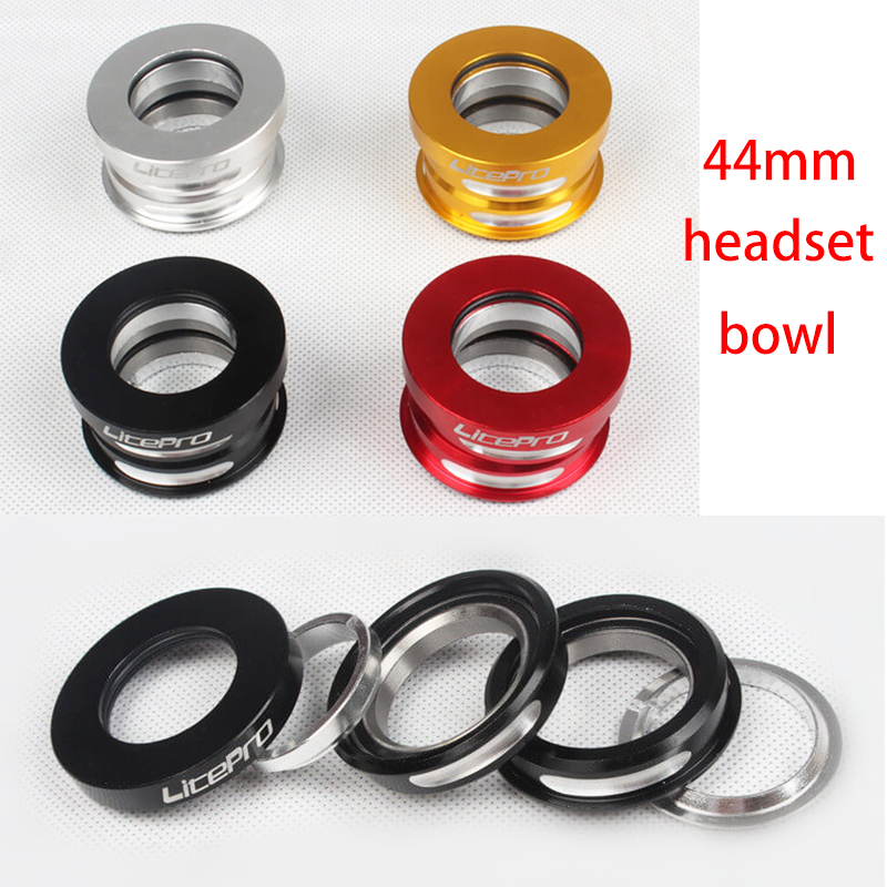 Litepro 44mm Bicycle Built-in CNC Headset Bowl Ultra-light Weight Bearing
