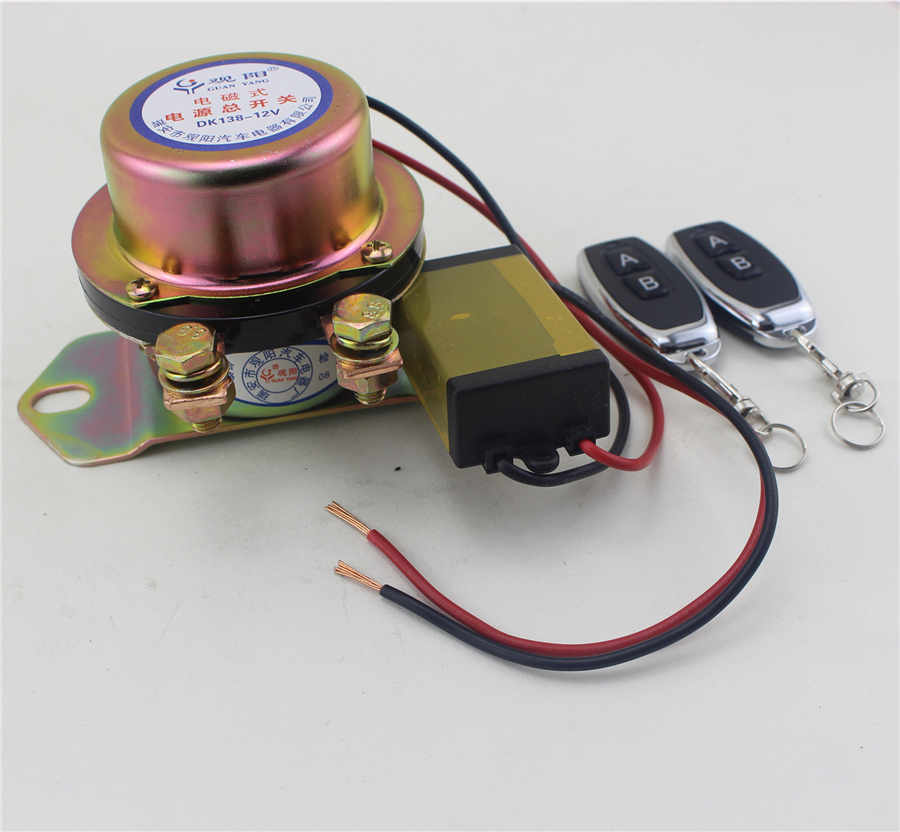 12V Dual Remote Car Truck Battery Master Kill Switch Remote Manual