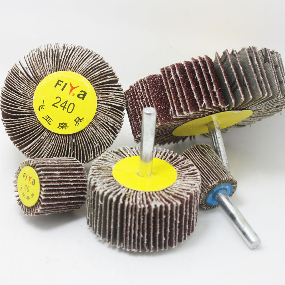 2080mm Sanding Flap Grind Wheel Disc Abrasive Rotary Drill 6mm Shank
