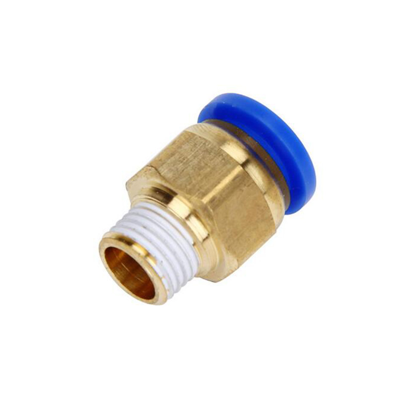 Push Fit Brass Male Stud Connector 1/2'' 1/8'' 1/4'' 3/8''Thread to 6 8