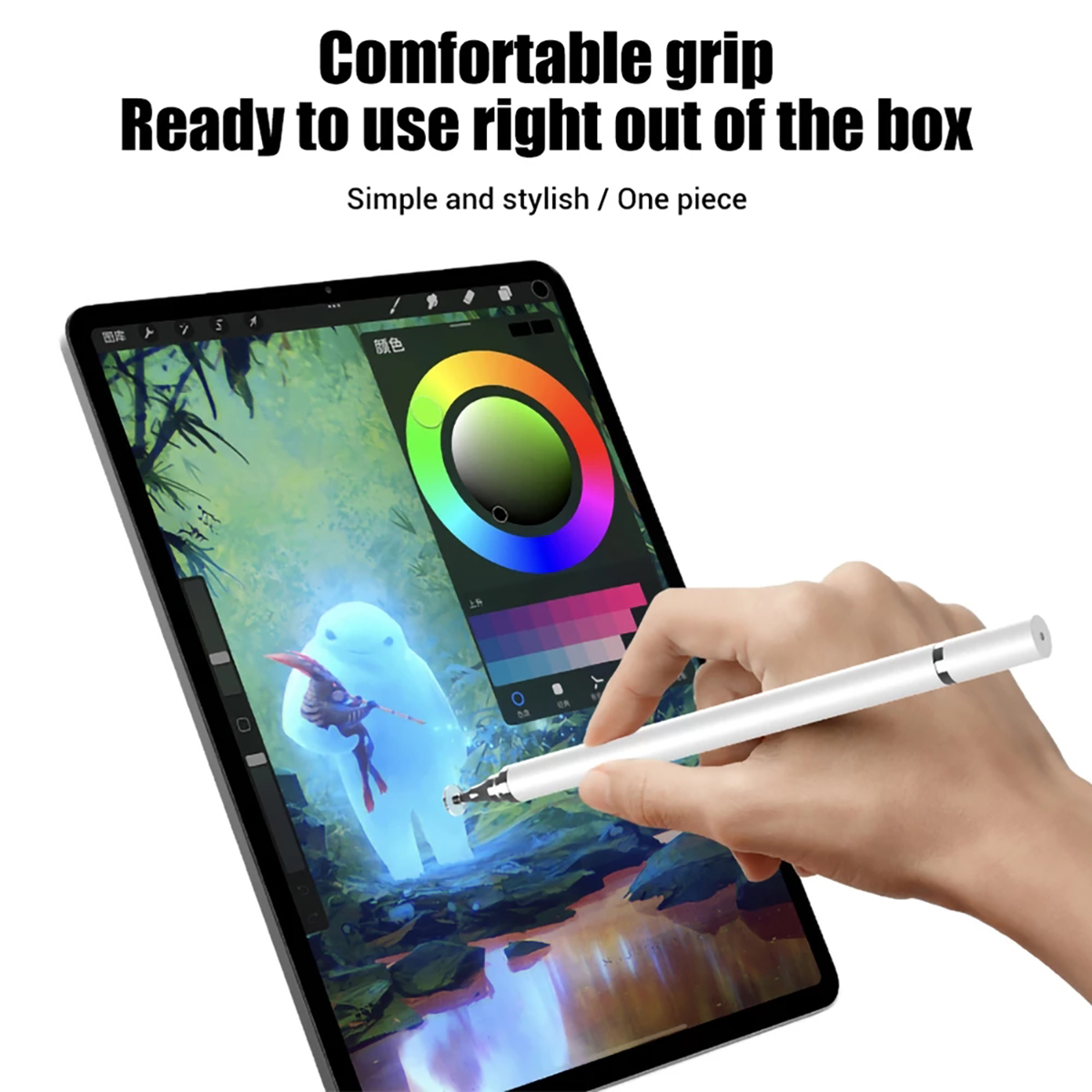 Universal Stylus Pen for Apple- iPad- 6th/7th/8th/Mini 5th/Pro  11&12.9''/Air 3rd Gen and other for ios/Android-/Microsoft- System Phone  Tablet Pencil With Pen Tip 