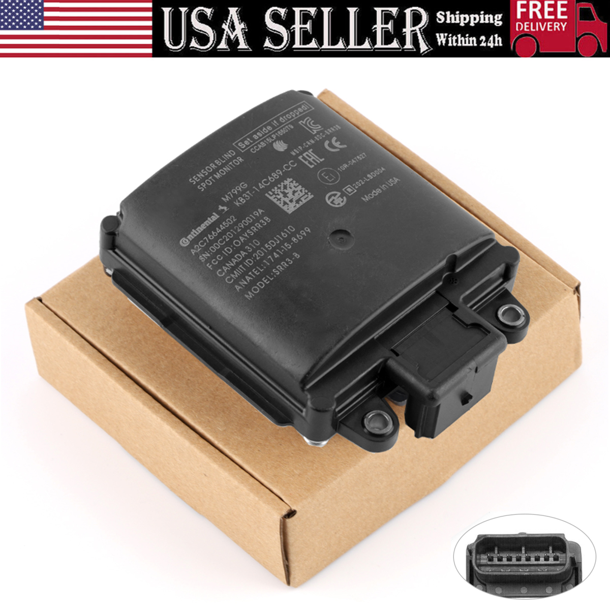 OEM Rear Blind Spot Radar Module Monitor For 2019-2021 Ford Ranger