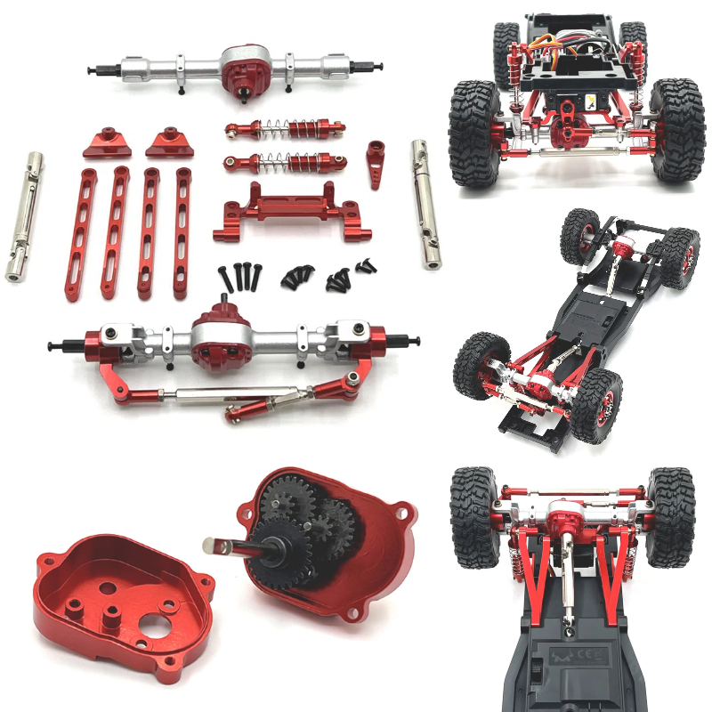 Volles Metall Upgrade Zubehör Für 1/12 MN82 LC79 MN78 RC Front/Rear Assembly Set Volles Metall Upgrade Zubehör Für 1/12 MN82 LC79 MN78 RC Front/Rear Assembly Set