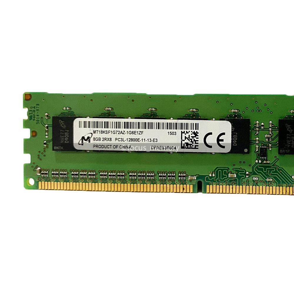 10枚セット CENTURY Micro PC3-12800 DDR3 8GB Micron DDR3 8GB PC3-12800E 1600 MHz ECC Unbuffered UDIMM Ram for