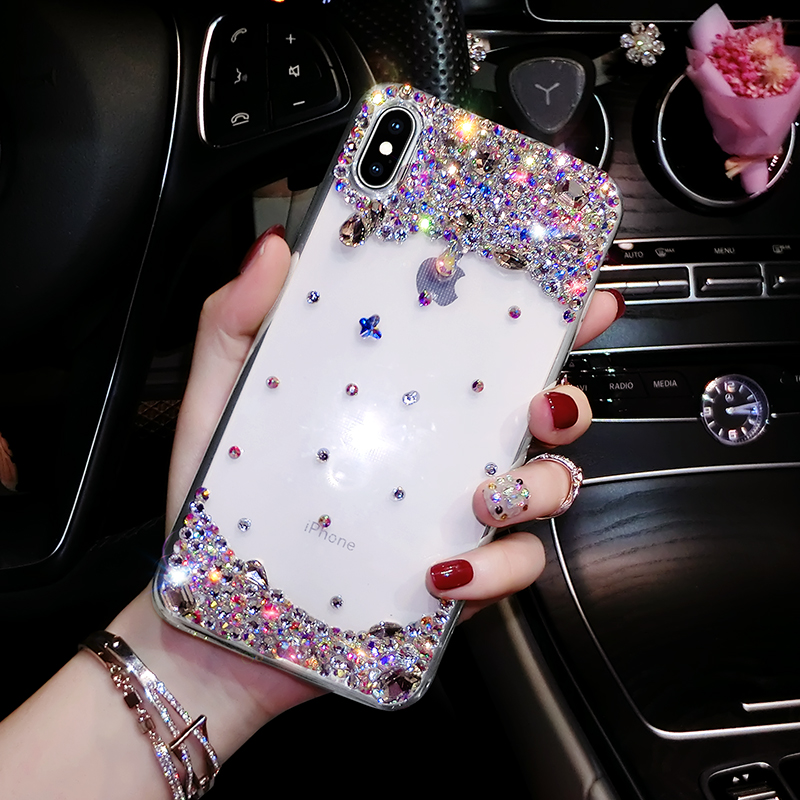 For iPhone 12 11 Pro Max XS XR 7 8 Glitter Bling Sparkle