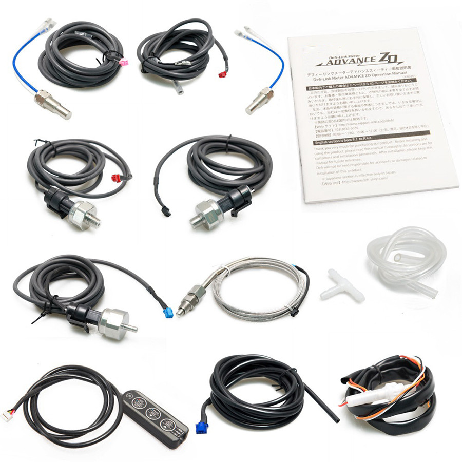 Multi-function Digital Car Dashboard Meter Gauge w//Boost /&Pressure /&Temp Sensors