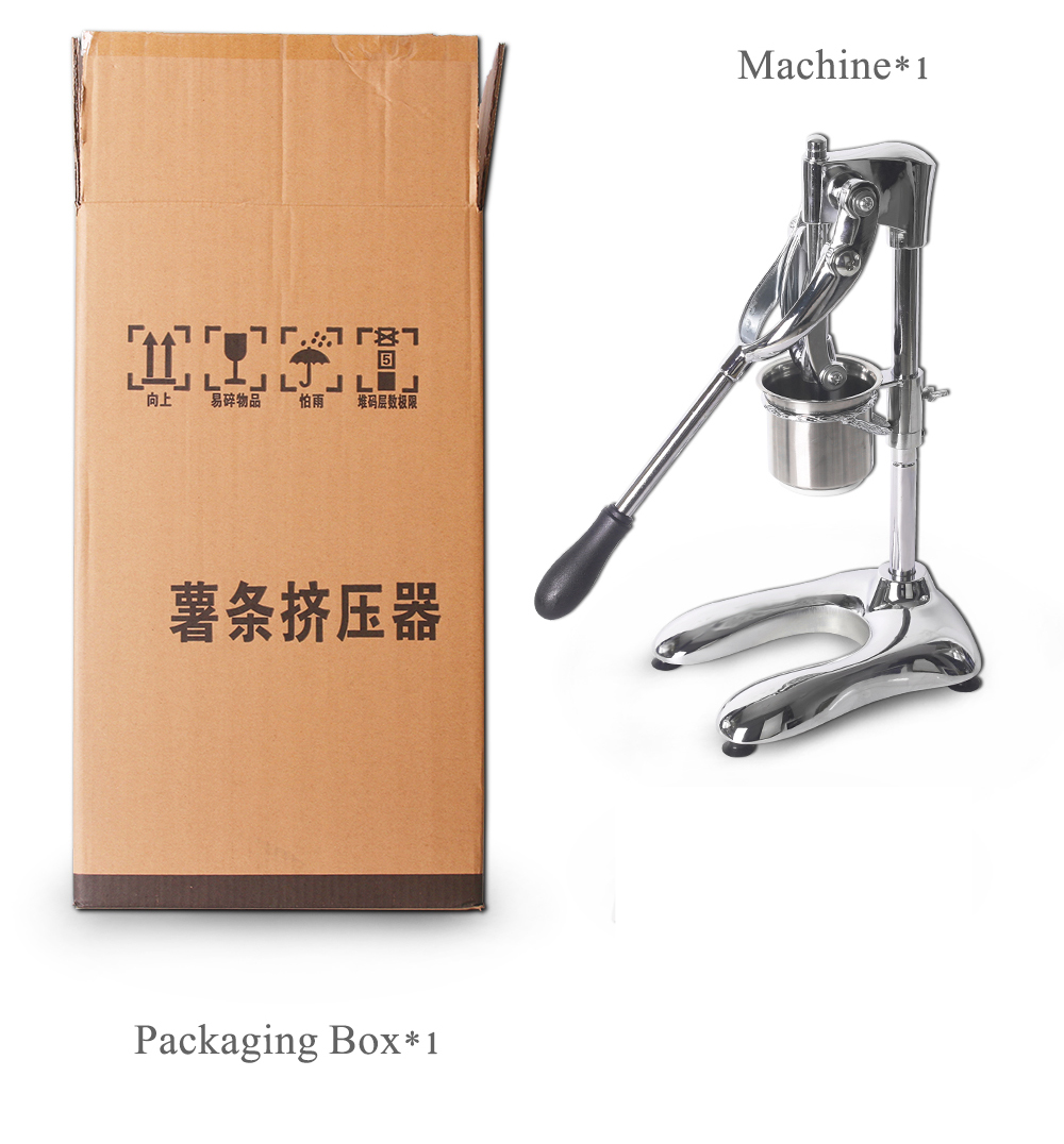 French Fries Maker Machine Hand Press Footlong Fries Cutter Manual Potato  Chips Squeezer French Fries Potato Strip Cutter