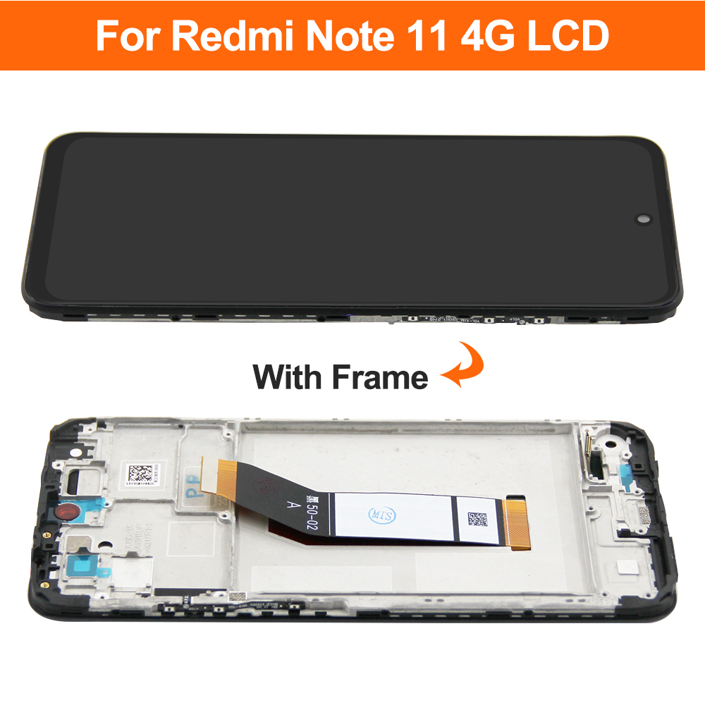 For Xiaomi Redmi Note 11 4G LCD Display Touch Screen Digitizer