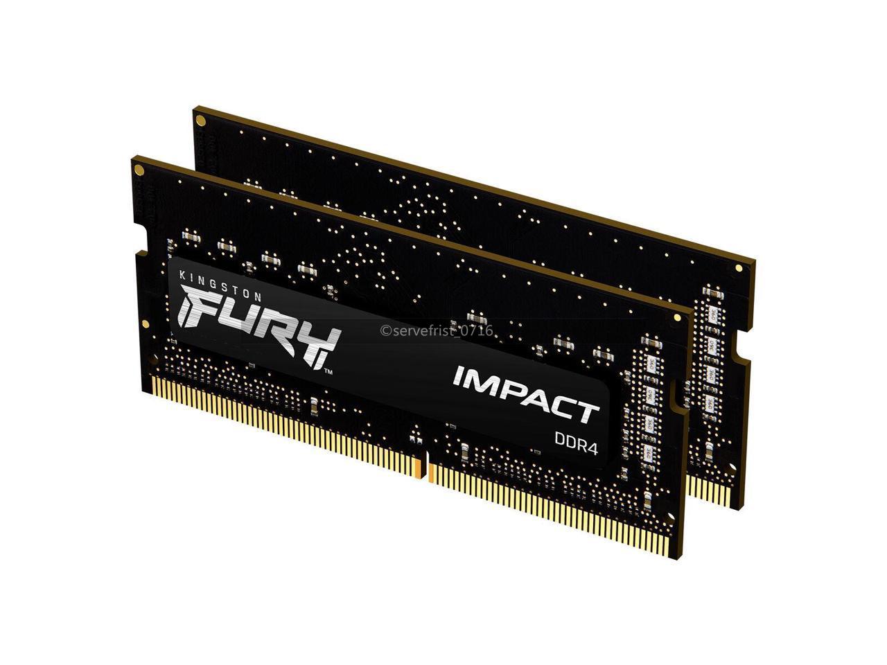 DDR4-2666 16GB×2枚 260Pin SO-DIMM Fury 16GB (2x8 GB) 260Pin DDR4 SO-DIMM 2666 PC4-21300 Laptop