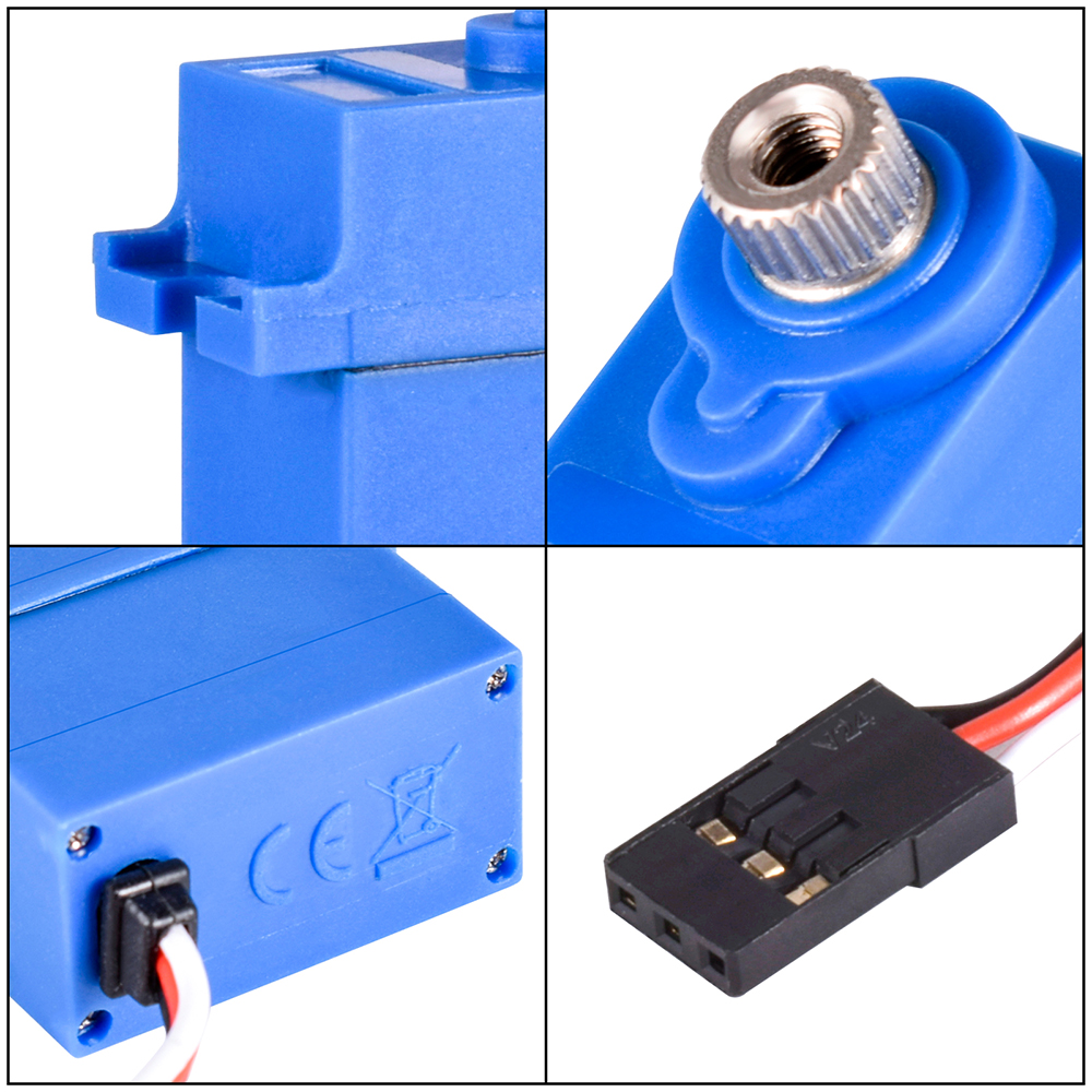 9imod Mini 4.5KG Waterproof Metal Gear Servo for Traxxas TRX4M 1