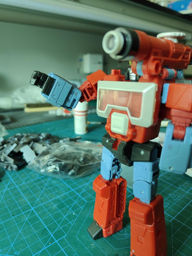 Action Figure Robot Fai Da Te Kit Di Aggiornamento Per Motormaster Legacy - Spada E Rinforzi Per Gambe Big Gun, Per Collezionisti Di Robot Rinforzo Gambe E Spada Robot - Foto 12