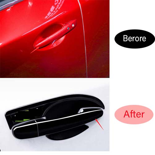 For Mazda CX-5 2019-2021 Black Exterior Side Door Handle Cover