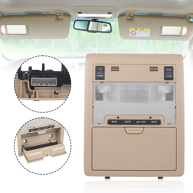 Console Map Lamp Light w/ Sunroof Switch For Toyota Land Cruiser
