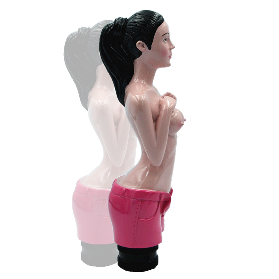 Manual Transmission Gear Lever Shift Knob Shifter Half Naked Lady Pink Auto New