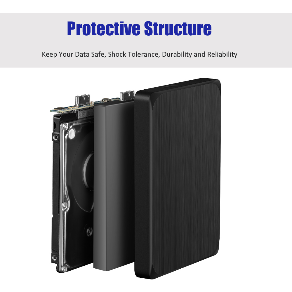 Disque Dur Externe 500 Go PANAMEMORY - Ultra Mince, Portable USB 3.0 Pour PC, Mac, PS4, PS5, Xbox, TV