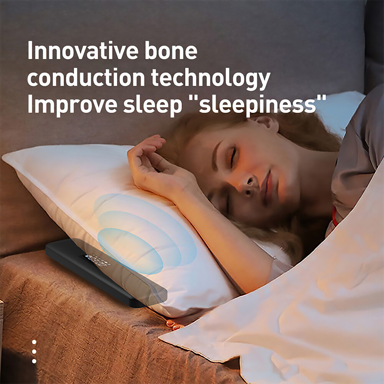 Sleep Bluetooth Wireless 5.3 Rechargeable Innoviative Bone Conduction Speaker