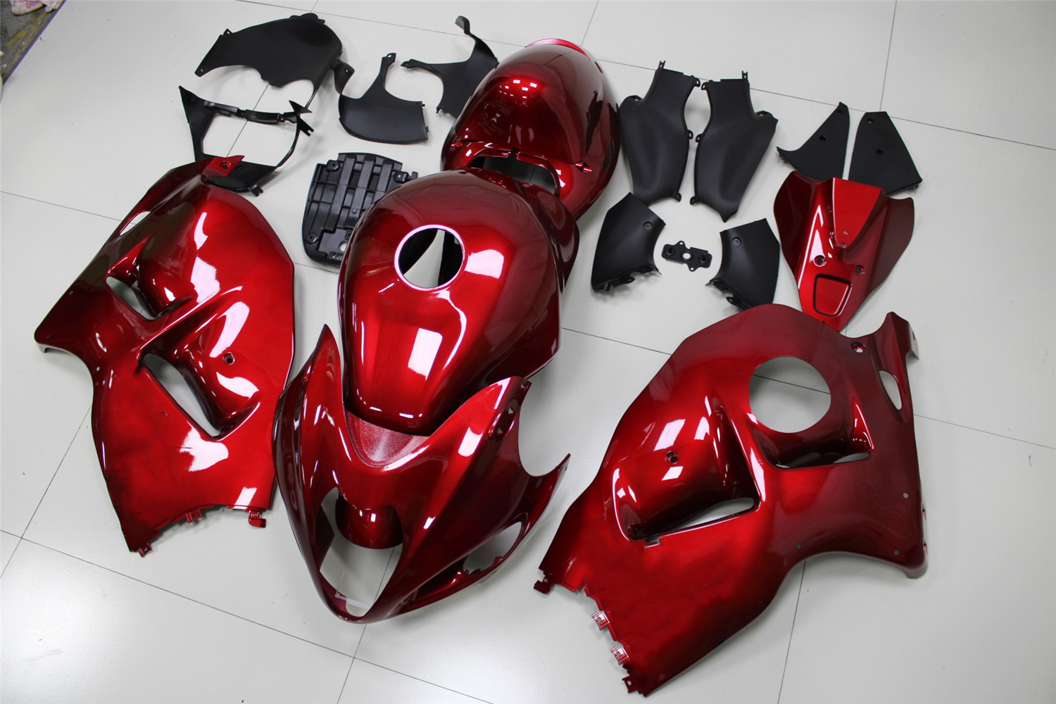 heri puput様ヤマハ FSY 1997-2007 Suzuki Gen1 GSX1300R Hayabusa Red Injection