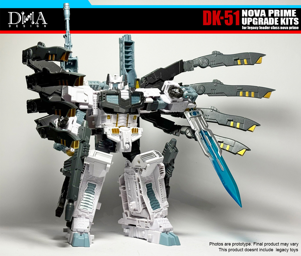 トランスフォーマー ノヴァプライム ＆ dna dk-51 セット DNA DK-51 Upgrade Kit For Legacy Leader Class Nova Prime WITH