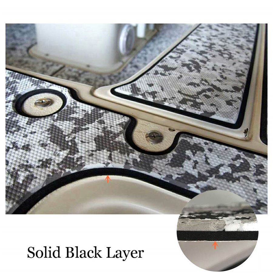 Marine Flooring SelfAdhesive Camouflage Carpet EVA Foam Boat Decking